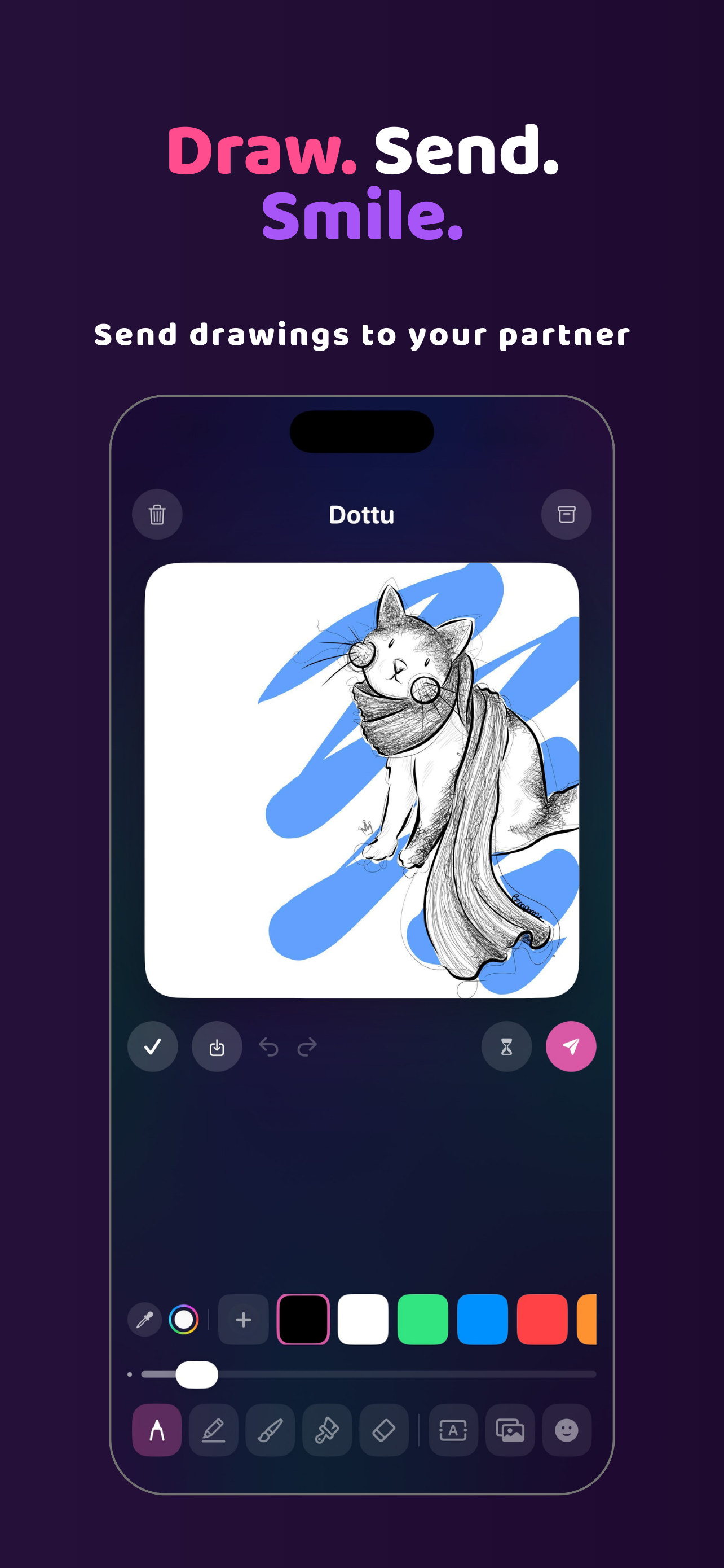 Dottu drawing canvas