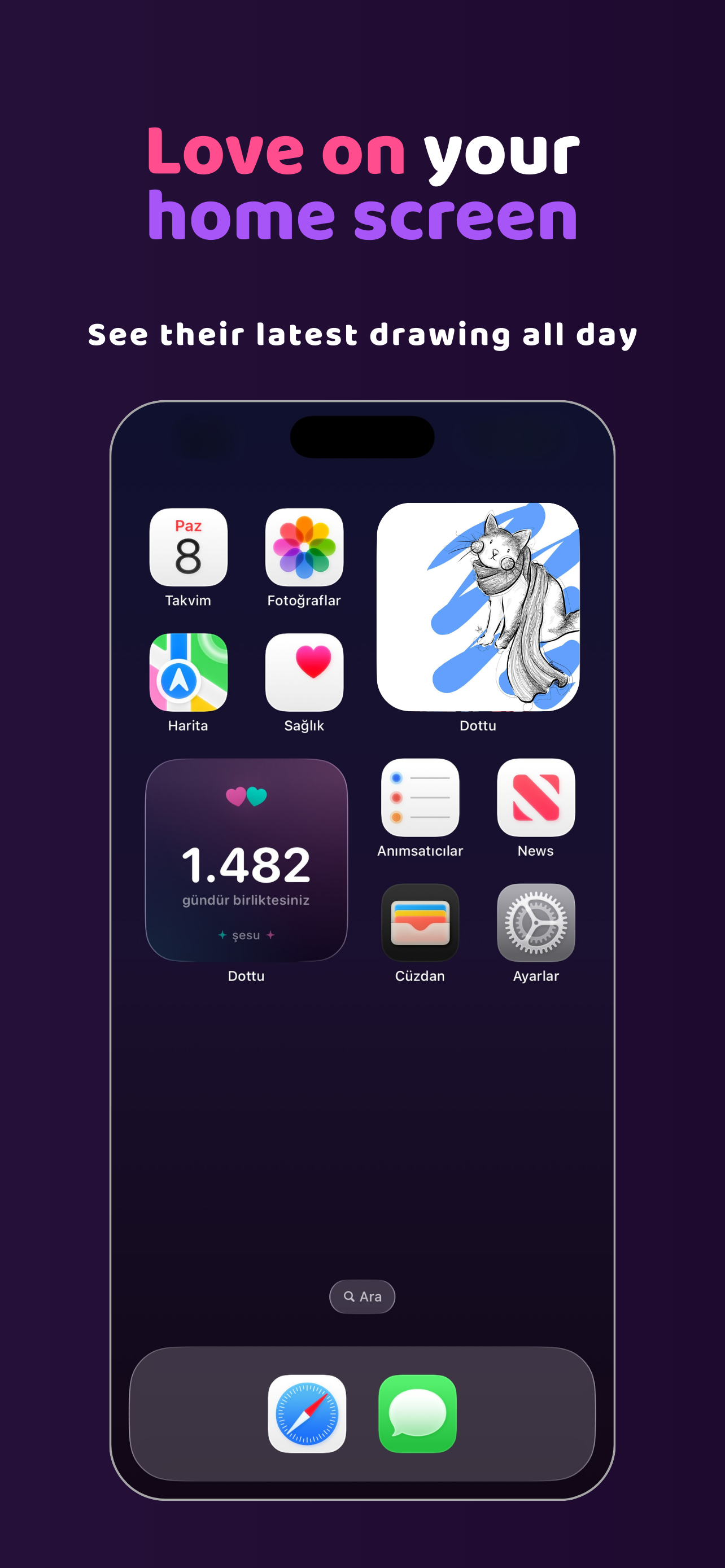 Dottu home screen widget